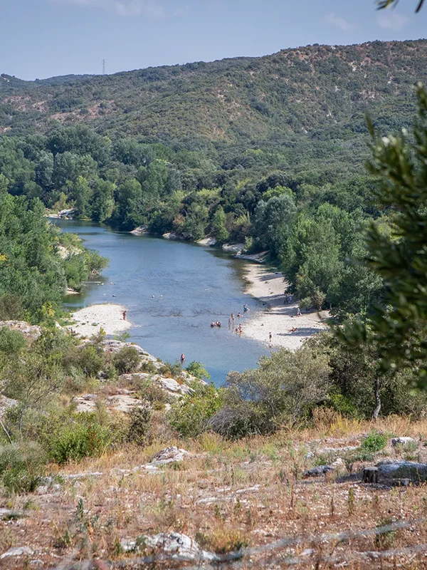 Camping aan de rivier